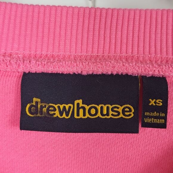 Drew Pink Smiley Face Women's Sweater. Size XS - Picture 5 of 9
